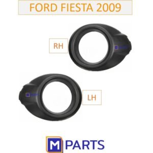 ฝาครอบไฟตัดหมอก / ฝาปิดไฟตัดหมอก / ฝาปิดไฟสปอตไลท์ FORD FIESTA 2009 ดำ แบบคู่