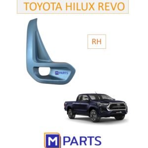MPARTS ฝาครอบไฟตัดหมอก  ฝาปิดไฟตัดหมอก  ฝาปิดไฟสปอตไลท์ REVO 2020-2022 2WD มีรู ดำด้าน ข้างขวา(คนขับ)