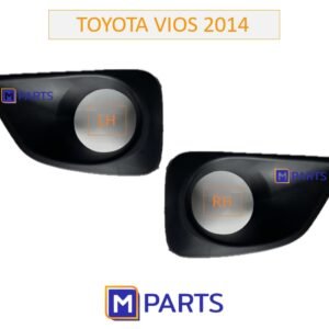 ฝาครอบไฟตัดหมอก / ฝาปิดไฟตัดหมอก / ฝาปิดไฟสปอตไลท์ โตโยต้า วีออส TOYOTA VIOS ปี 2013-2016 รุ่นมีรู คู่