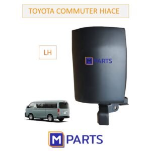 คิ้วใต้ไฟท้าย / พลาสติกใต้ไฟท้าย TOYOTA HIACE COMMUTER สีดำ ข้างซ้าย(คนนั่ง)