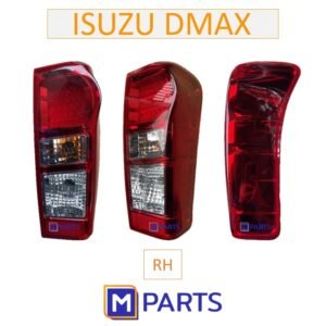 ไฟท้าย เสื้อไฟท้าย อีซูซุ ดีแม็ก ISUZU DMAX ปี 2012-2015 พร้อมขั้ว+หลอด LED ข้างขวา(คนขับ)