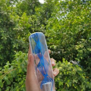 หัวเกียร์คริสตัลใสลายเส้นขนาด 6 นิ้ว