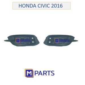 ฝาปิดช่องลมกันชนหลัง ฝาปิดทับทิมท้าย ฮอนด้า ซีวิค FC 2016-2018/ Honda Civic FC 2016-2018 เป็นคู่